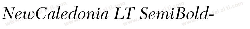 NewCaledonia LT SemiBold字体转换